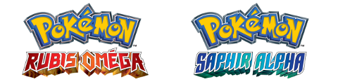 Pokémon ROSA : Des éditions Steelbooks limitées Europoe uniquement (faux commander) Logo-Pokemon-Rubis-Omega-Alpha-Saphir
