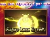 Pokemon Soleil Lune - Capacite Z electrique