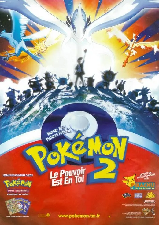 Affiche française de Pokémon 2 : Le pouvoir est en toi