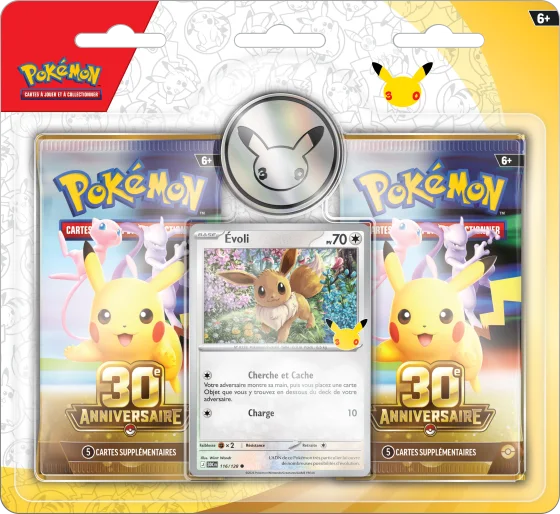 Blister 2 boosters 30ᵉ Anniversaire