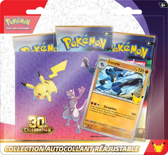Collection autocollant réajustable 30ᵉ Anniversaire