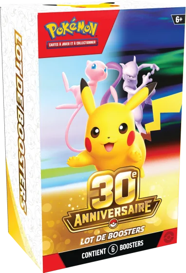 Lot de 6 boosters 30ᵉ Anniversaire