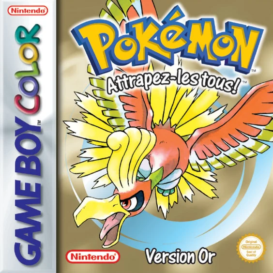 Jaquette de Pokémon Or