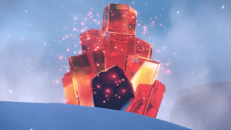 Un cristal de raid de type Feu.