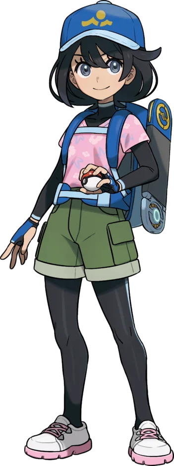 L'héroïne dans Pokémon Vagues