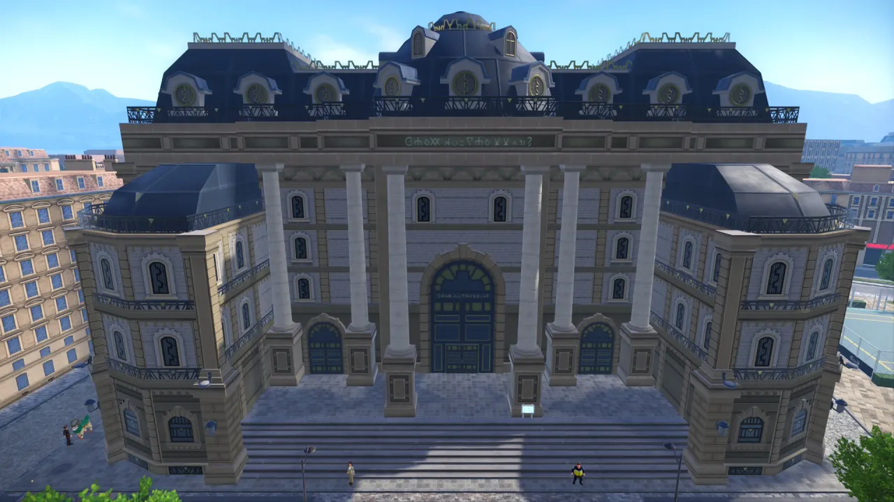 La Banque de Kalos, théâtre de la manifestation
