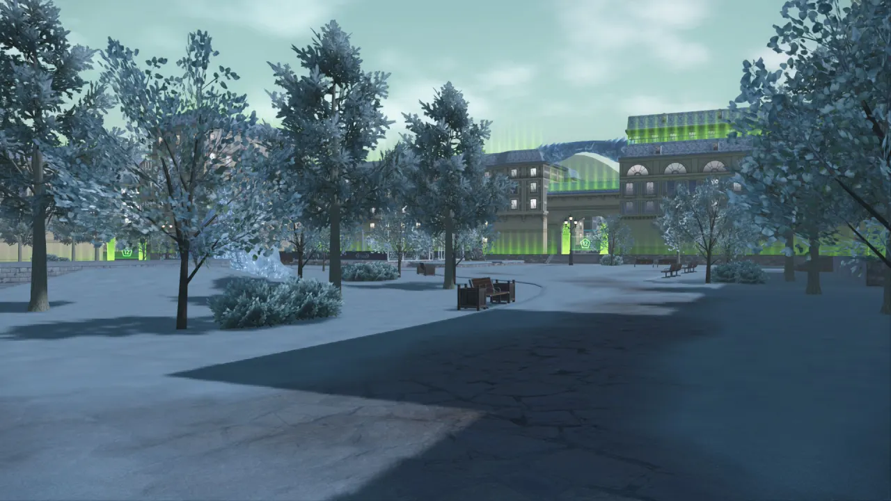 Zone sauvage n° 12, le Parc Montprélasse enneigé