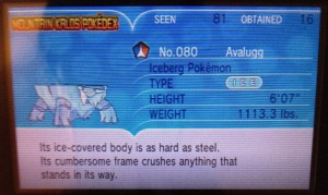 Pokémon XY - Avalugg
