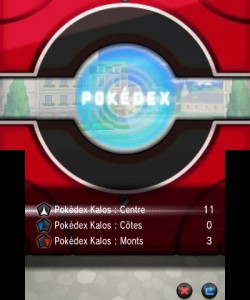 Pokémon XY - Pokédex Régional de Kalos