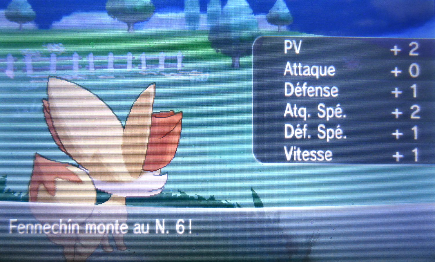 Pokémon XY - Gain de niveau