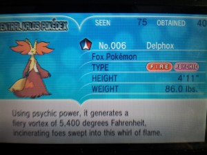 Pokémon XY - Delphox