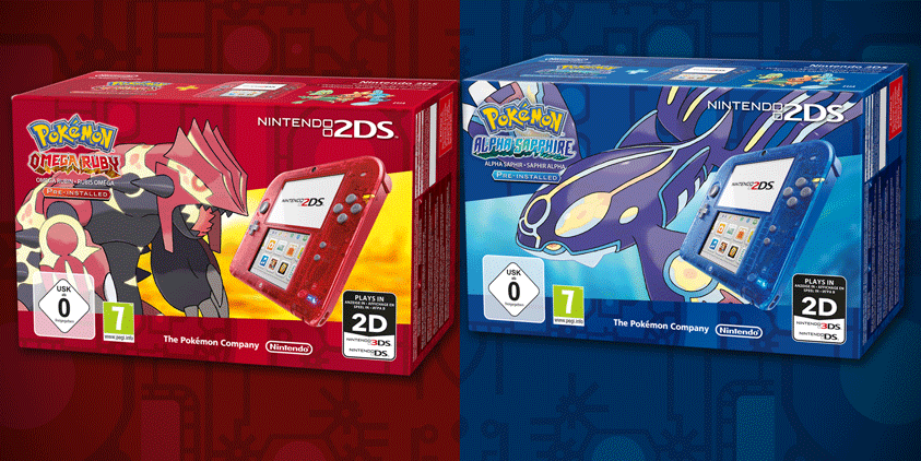 Nintendo 2DS éditions spéciales Pokémon ROSA