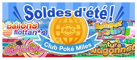 Soldes d'été au Club Poké Miles