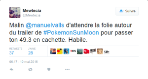 TweetPokémonSoleilLune
