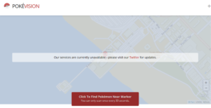Le site PokéVision a d'ores et déjà dû fermer ses portes.