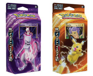 TCG Evolutions - Decks Mêlée Mewtwo et Puissance Pikachu